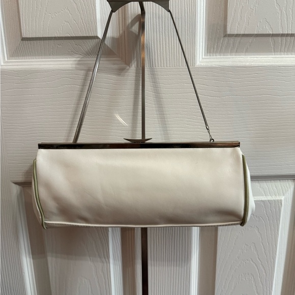 Vintage Multicolor Geometric leather Women's Clutch - Picture 3 of 9